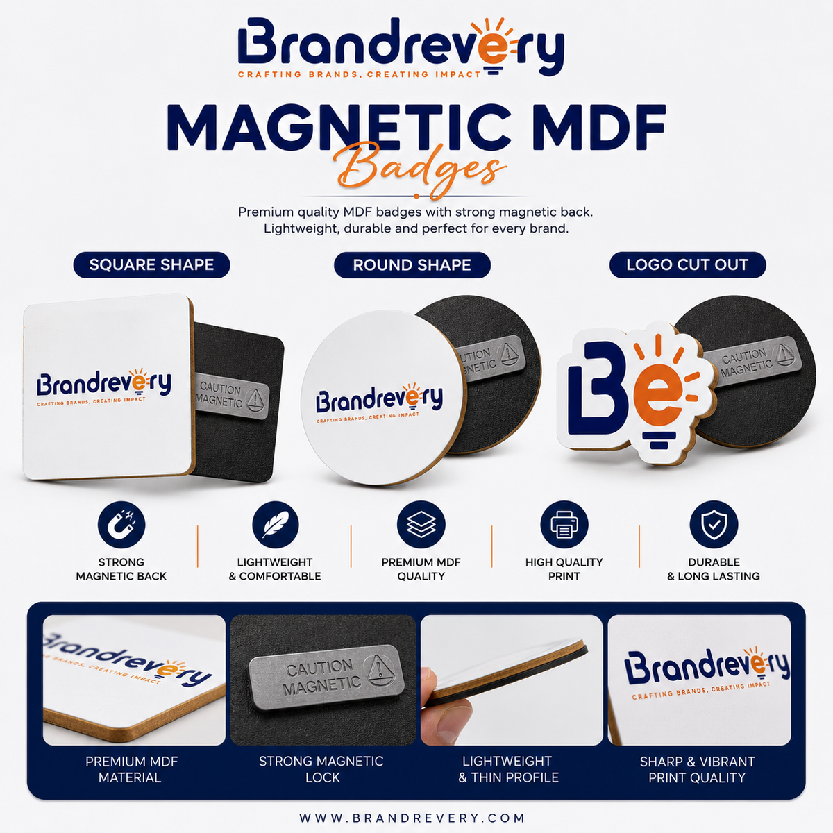 Customized Magnetic Badges